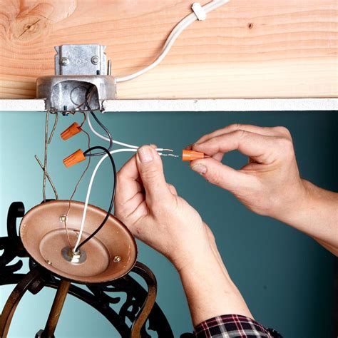 how to install a light fixture without junction box|wire splice without junction box.